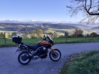 Alpenpanorama Mitte Oktober in der Nähe von Walkringen / Biglen